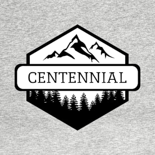 Centennial Colorado Mountains and Trees T-Shirt